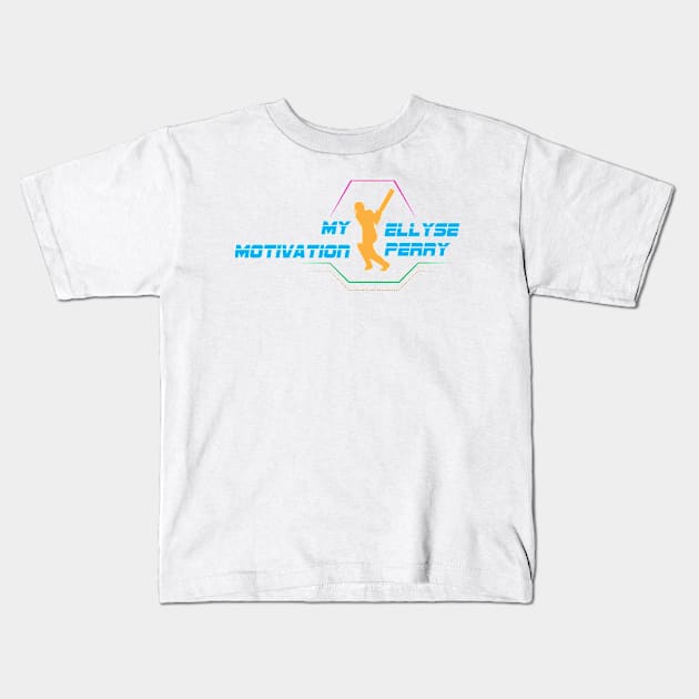 My Motivation - Ellyse Perry Kids T-Shirt by SWW